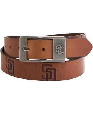 Men's San Diego Padres Brandish Leather Belt