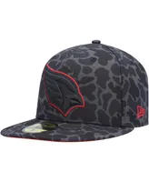 Men's New Era Black Arizona Cardinals Amoeba Camo 59FIFTY Fitted Hat