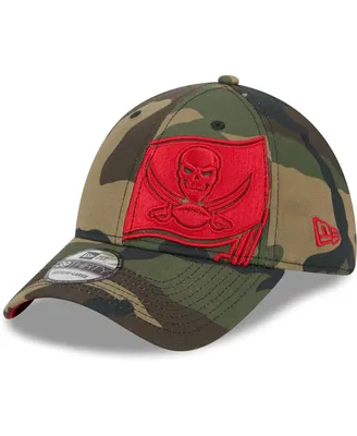 Men's New Era Camo Tampa Bay Buccaneers Punched Out 39THIRTY Flex Hat