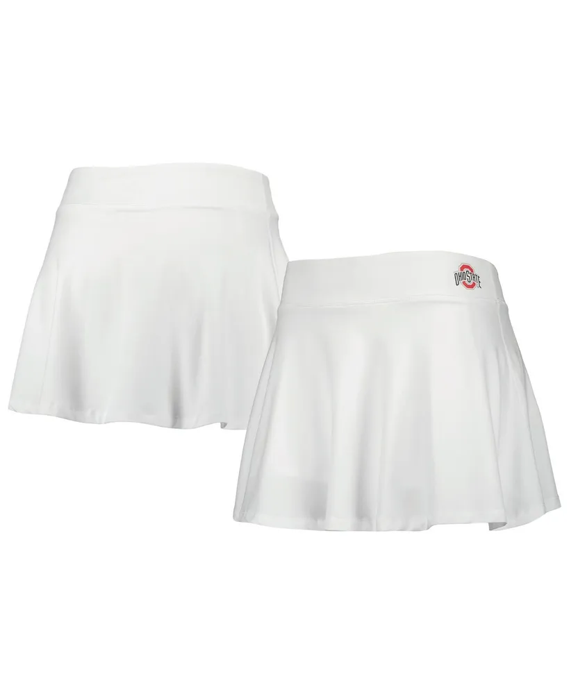 Women's ZooZatz White Ohio State Buckeyes Flowy Skort