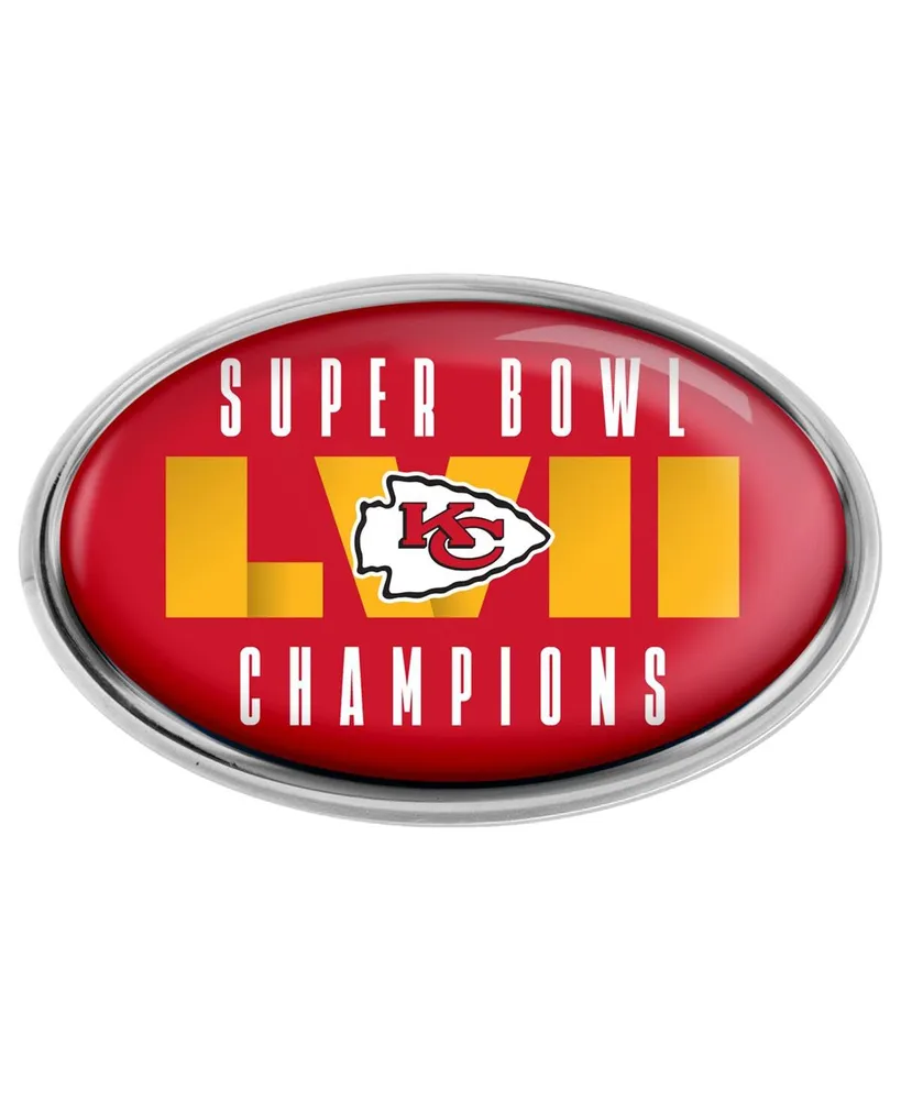 Wincraft Kansas City Chiefs Super Bowl Lvii Champions Metal Auto Emblem
