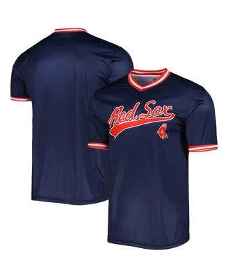 Men's Stitches Navy Boston Red Sox Cooperstown Collection Team Jersey