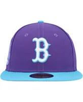 Men's New Era Purple Boston Red Sox Vice 59FIFTY Fitted Hat