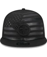 Men's New Era Black Tennessee Titans Independent 9FIFTY Snapback Hat