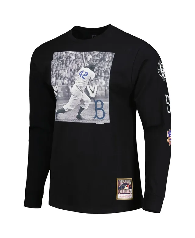 Nike Brooklyn Dodgers Men's Coop Jackie Robinson Name and Number Player T- Shirt - Macy's