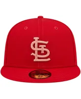 Men's New Era Red St. Louis Cardinals Monochrome Camo 59FIFTY Fitted Hat