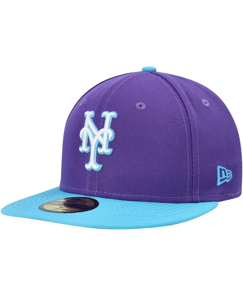 Men's New Era Purple York Mets Vice 59FIFTY Fitted Hat