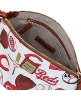 Women's Dooney & Bourke Cincinnati Reds Gameday Suki Crossbody with Medium Wristlet