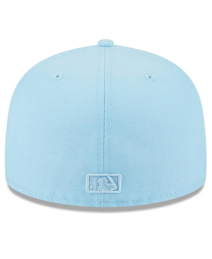 Men's New Era Light Blue Los Angeles Angels 2023 Spring Color Basic 59FIFTY Fitted Hat