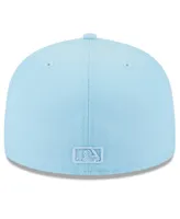 Men's New Era Light Blue Los Angeles Angels 2023 Spring Color Basic 59FIFTY Fitted Hat