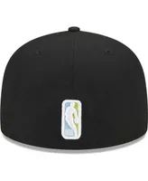 Men's New Era Black Milwaukee Bucks Color Pack 59FIFTY Fitted Hat