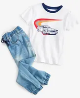 Epic Threads Toddler Little Boys Graphic T Shirt Denim Jogger Pants Created For Macys