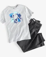 Epic Threads Boys Graphic T Shirt Denim Jogger Pants Created For Macys