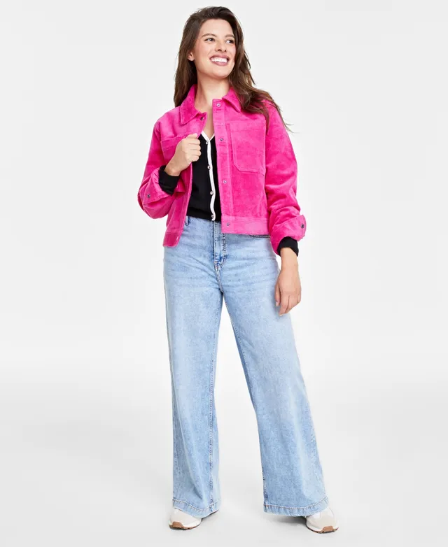 On 34th Women's Wide-Wale Corduroy Jacket, Created for Macy's