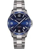 Certina Men's Swiss Ds-8 Titanium Bracelet Watch 42mm