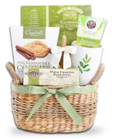 Alder Creek Gift Baskets Tea Time Wicker Holiday Gift Basket