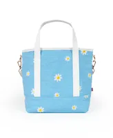 Shady Lady Daisy Medium, 100% Cotton Canvas Carryall Tote Bag