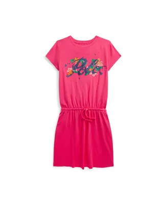 Polo Ralph Lauren Big Girls Logo Cotton Jersey T-shirt Dress