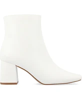 Journee Collection Women's Haylinn Block Heel Dress Booties