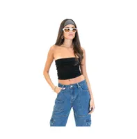 Women's Basic Strapless Tube Top