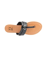 New York & Company Women's Julianna T-Strap Ring Sandal
