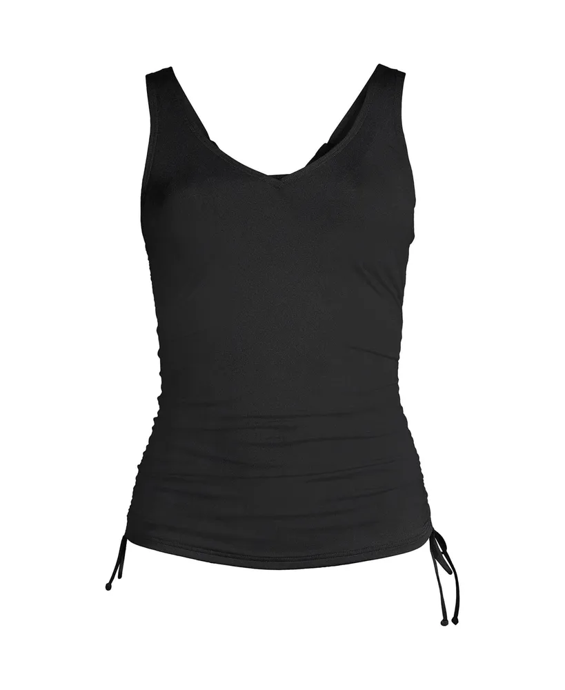 Lands' End Plus Ddd-Cup Chlorine Resistant Adjustable Underwire Tankini  Swimsuit Top