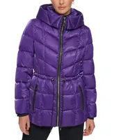 Dkny Women's Shine Hooded Puffer Coat