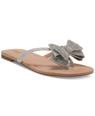 I.n.c. International Concepts Women's Mabae Bow Flat Sandals, Created for Macy's