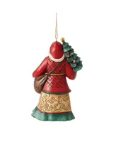 Jim Shore Santa with Tree and Toy Bag Ornament