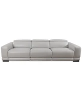 Closeout! Krofton -Pc. Beyond Leather Fabric Sofa with Power Motion Recliners