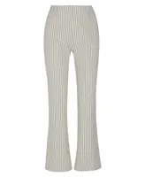 Women's Striped Wide Leg Pants - Multi