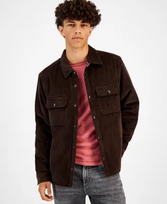 Sun + Stone Men's Ricardo Corduroy Shirt Jacket, Created for Macy's