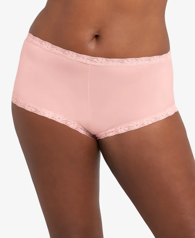 Maidenform® Dream® Cotton Lace-Trim Boyshort Underwear 40859