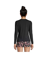 Lands' End Petite Long Sleeve Relaxed Upf 50 Rash Guard