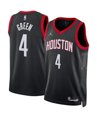 Men's Jordan Jalen Green Black Houston Rockets Statement Edition Swingman Jersey