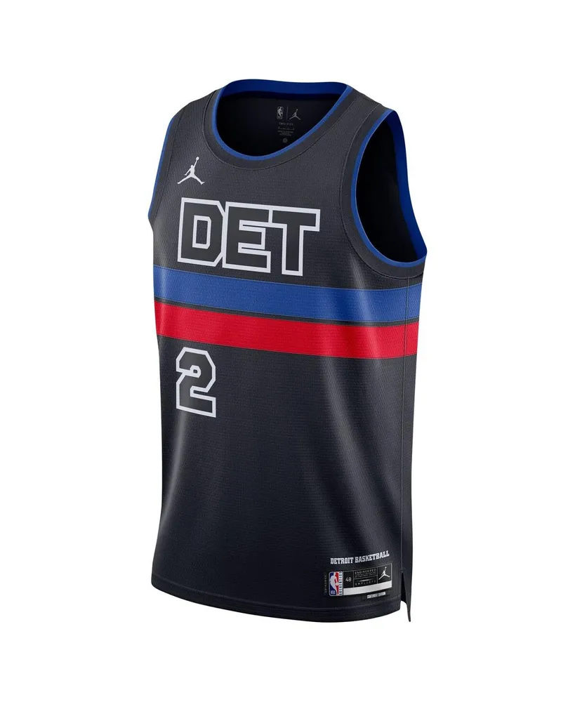 Men's Jordan Cade Cunningham Black Detroit Pistons Statement Edition Swingman Jersey