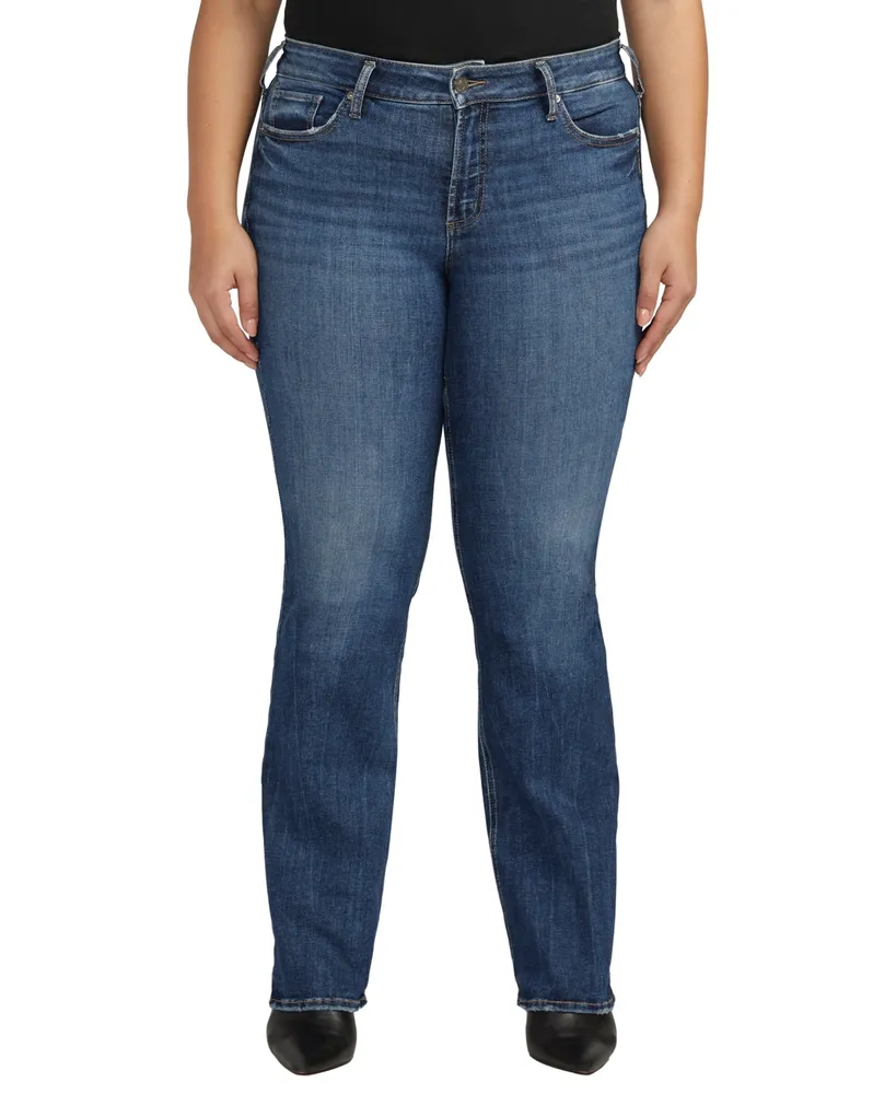 Silver Jeans Co. Plus Suki Mid Rise Slim Bootcut