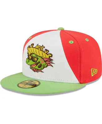 Men's New Era White, Green Playeros De Harrisburg Copa La Diversion 59FIFTY Fitted Hat