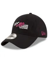 Men's New Era Black Joe Gibbs Racing Enzyme Washed 9TWENTY Adjustable Hat