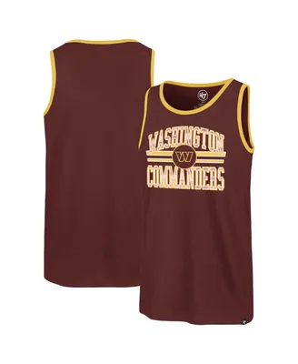 Men's '47 Brand Burgundy Washington Commanders Winger Franklin Tank Top