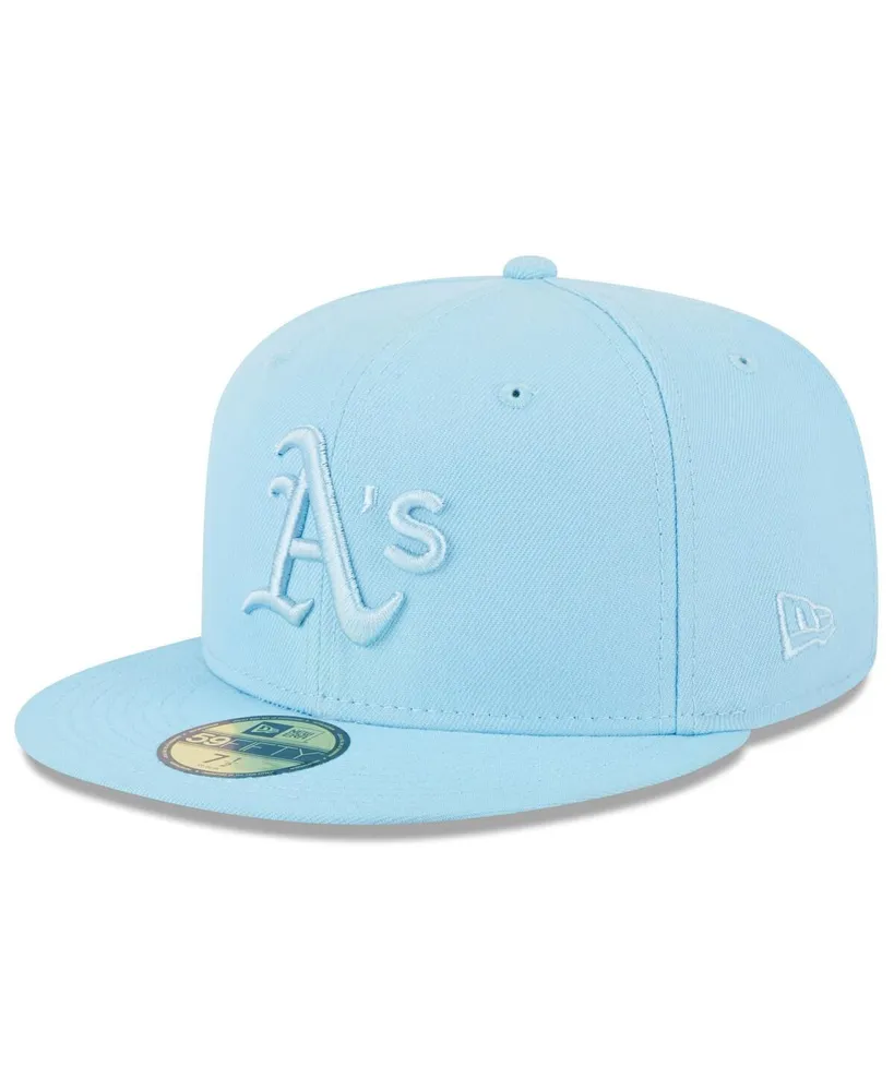 New Era Men's New Era Light Blue Oakland Athletics 2023 Spring Color Basic  59FIFTY Fitted Hat
