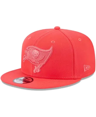 Men's New Era Red Tampa Bay Buccaneers Color Pack Brights 9FIFTY Snapback Hat