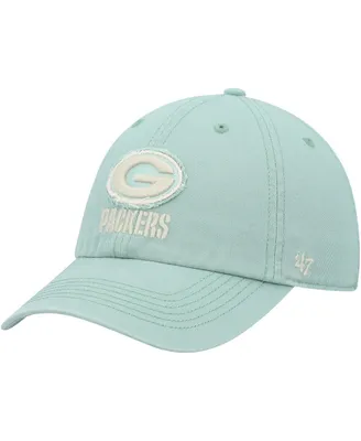 Men's '47 Brand Mint Green Bay Packers Chasm Clean Up Adjustable Hat