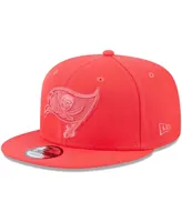 Men's New Era Red Tampa Bay Buccaneers Color Pack Brights 9FIFTY Snapback Hat