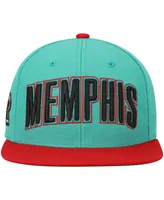 Men's Mitchell & Ness Teal Memphis Grizzlies Hardwood Classics Snapback Hat