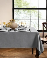 Laurel Solid Texture Water and Stain Resistant Tablecloth