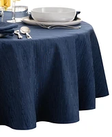 Continental Solid Texture Water and Stain Resistant Tablecloth