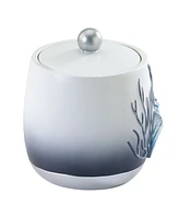 Avanti Blue Lagoon Ombre Seashells Covered Jar