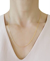 20" Bismark Link Chain Necklace (1-1/2mm) in 14k Gold