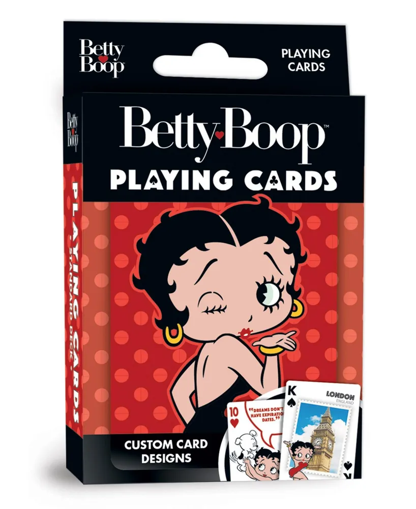 Masterpieces BettyBoop Playing Cards - 54 Card Deck for Adults